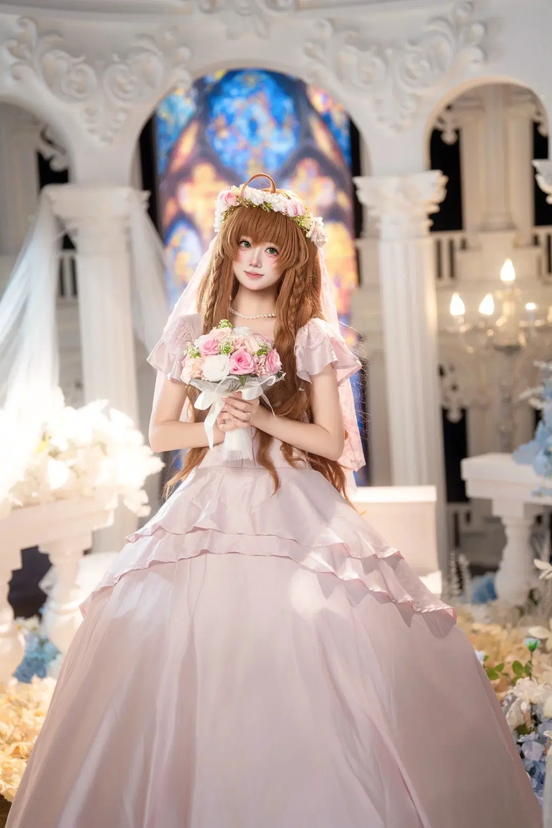 【神戸小鳥 コスプレ】『Rewrite』原作ウェディングドレスの再現撮影 - 矢口青花鲤 - 4枚目