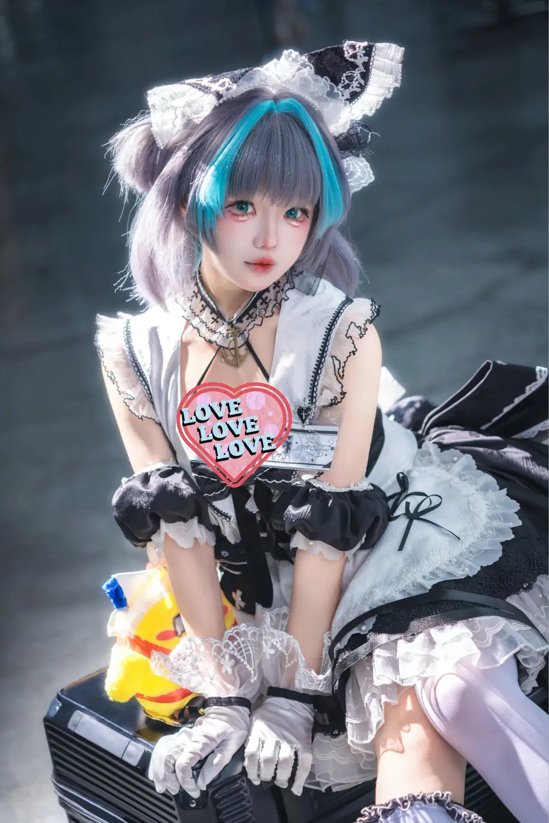 [Cheshire Cosplay] Azur Lane Cheshire Maid outfit Convention photos by -长生剑 - Image 7