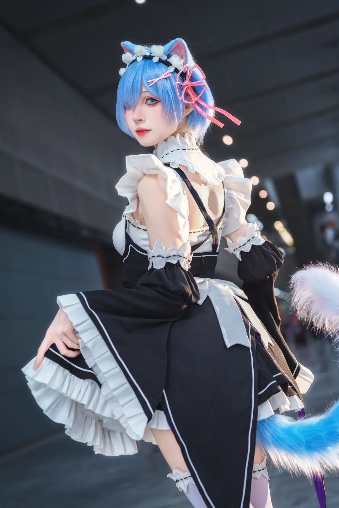 【Rem cosplay】Maid Outfit Catgirl at the Firefly ACG Expo by -长生剑 - Image 7