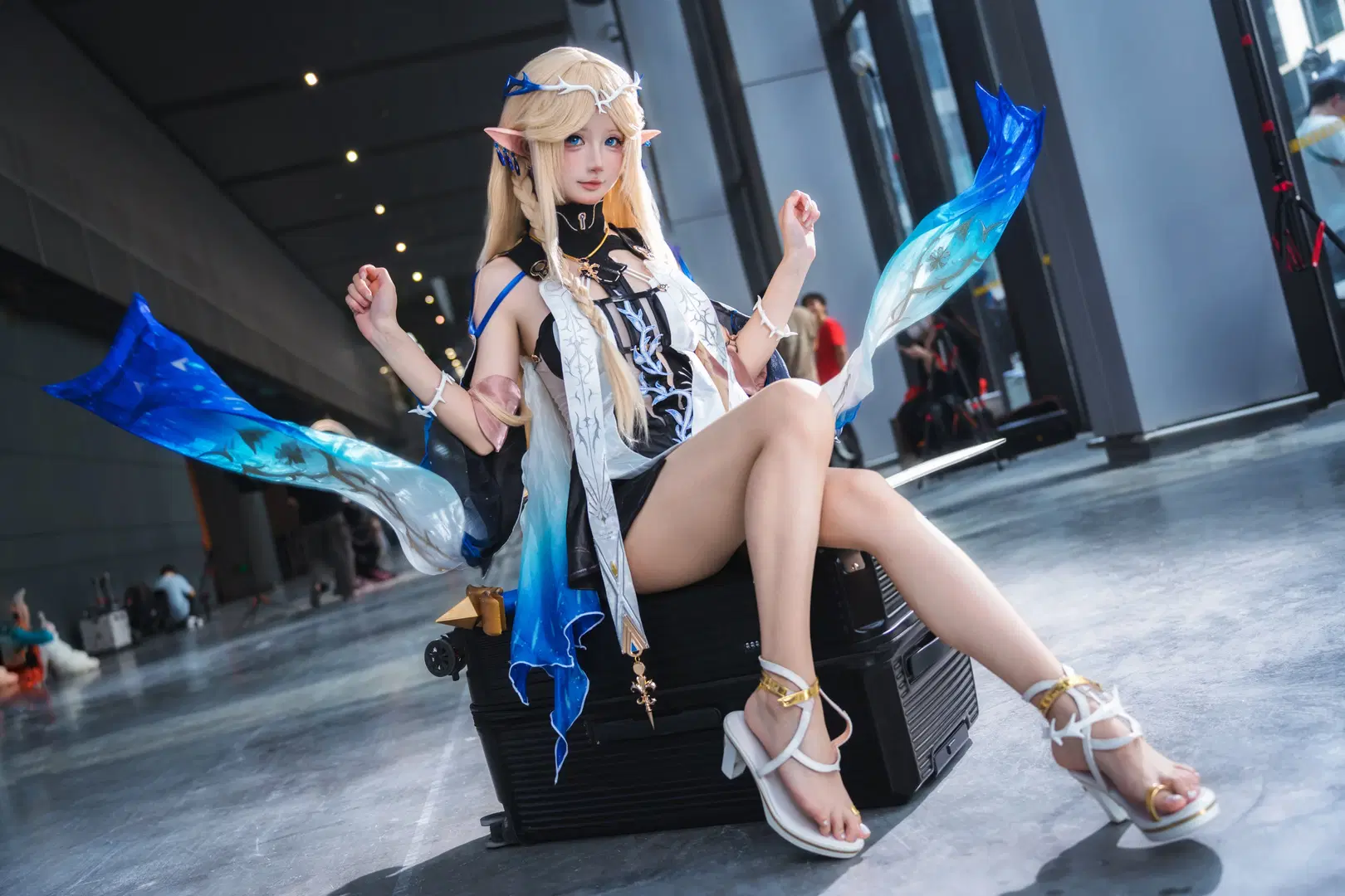 Wuthering Waves, cosplay, Anime-style photography, Cartethyia Cosplay, Convention photos