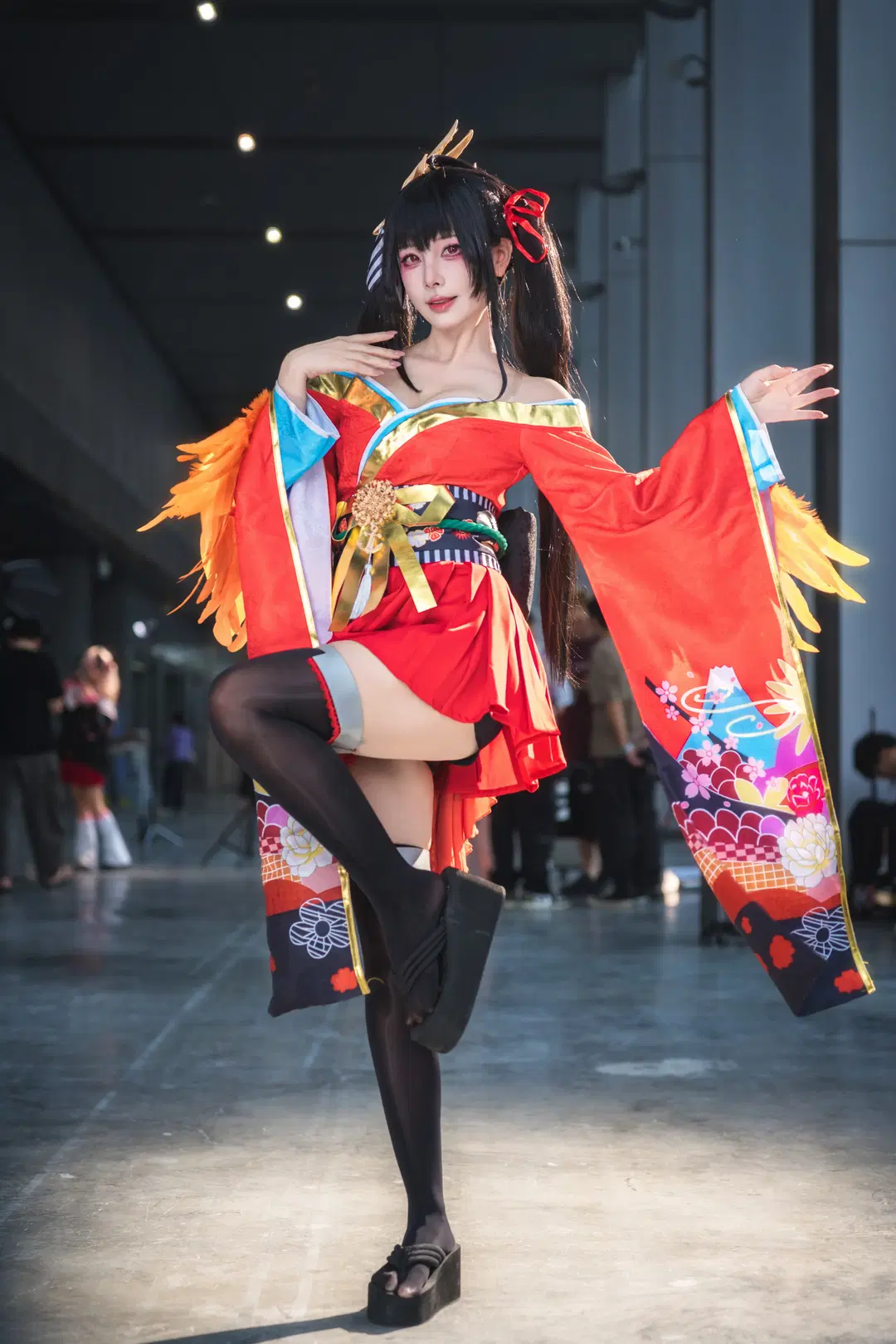 二次元撮影, アズールレーン, ホタルACGエキスポ, 大鳳コスプレ, ストッキング