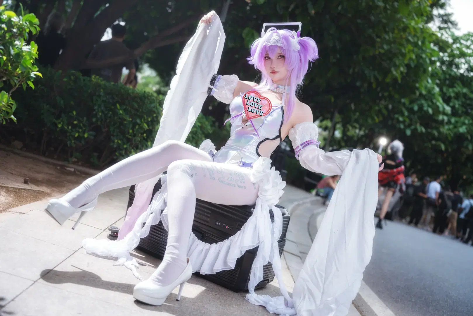 漫展, 白丝, cosplay摄影, nikke胜利女神, 莉贝雷利奥cos