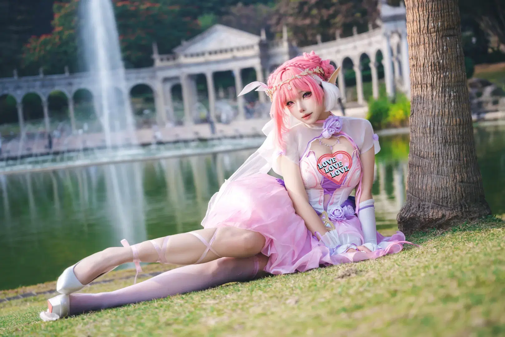 【爱莉希雅cos】云台花园的花期与浪漫 - -长生剑 - 第3张