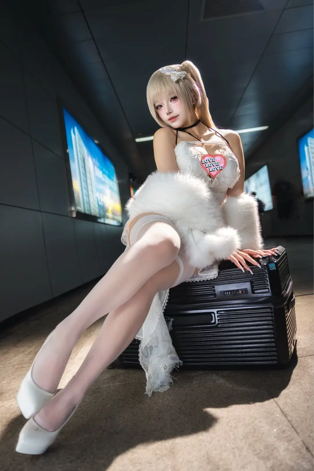 アズールレーン, イベント撮影, フォーミダブル コスプレ, コスプレイベント写真, 白ストッキング