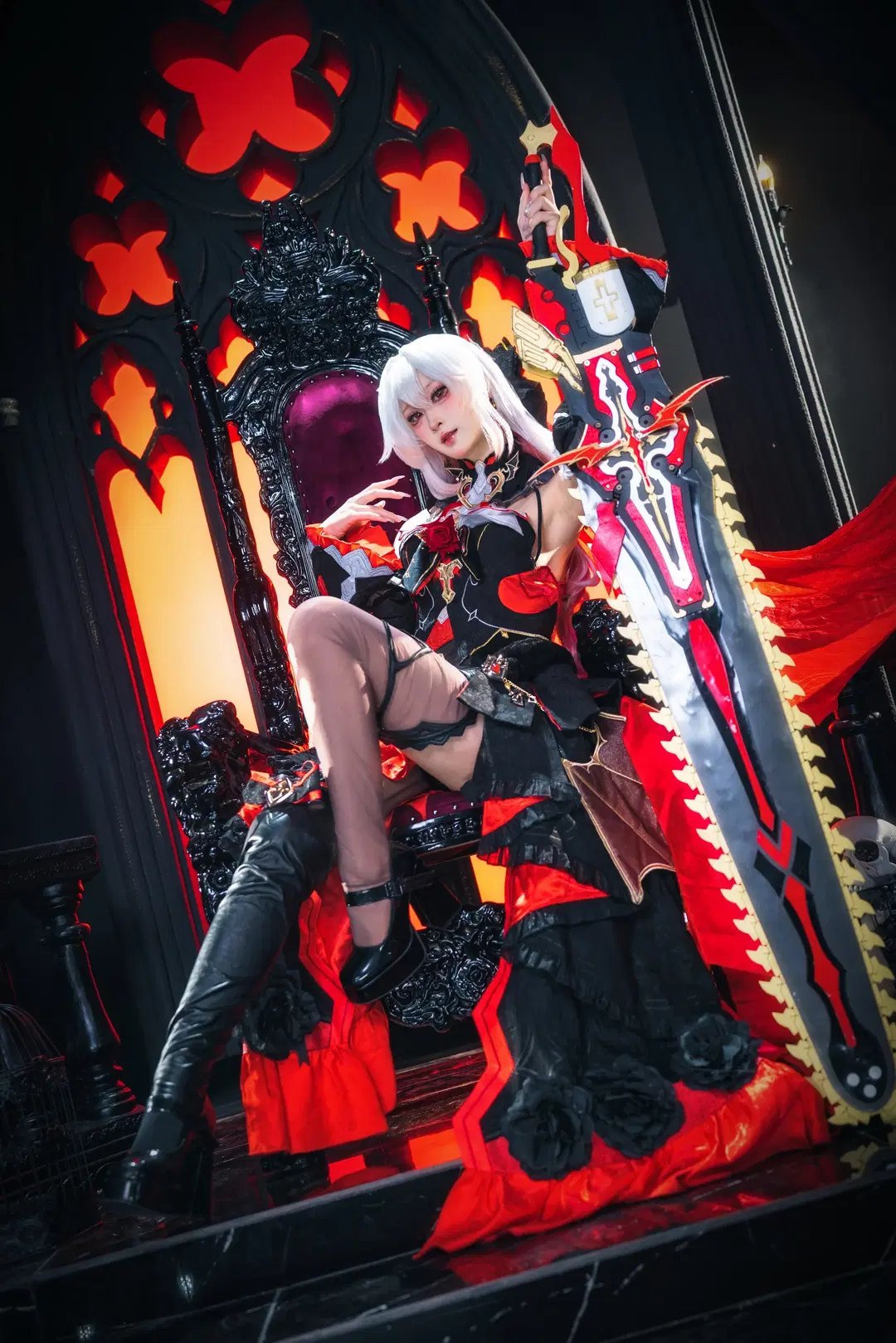【德丽莎cos】崩坏3暗黑哥特风正片拍摄记录 - -长生剑 - 第3张