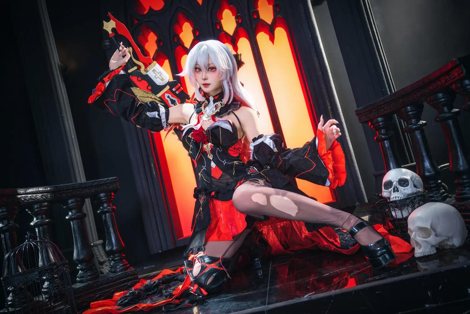 【德丽莎cos】崩坏3暗黑哥特风正片拍摄记录 - -长生剑 - 第5张