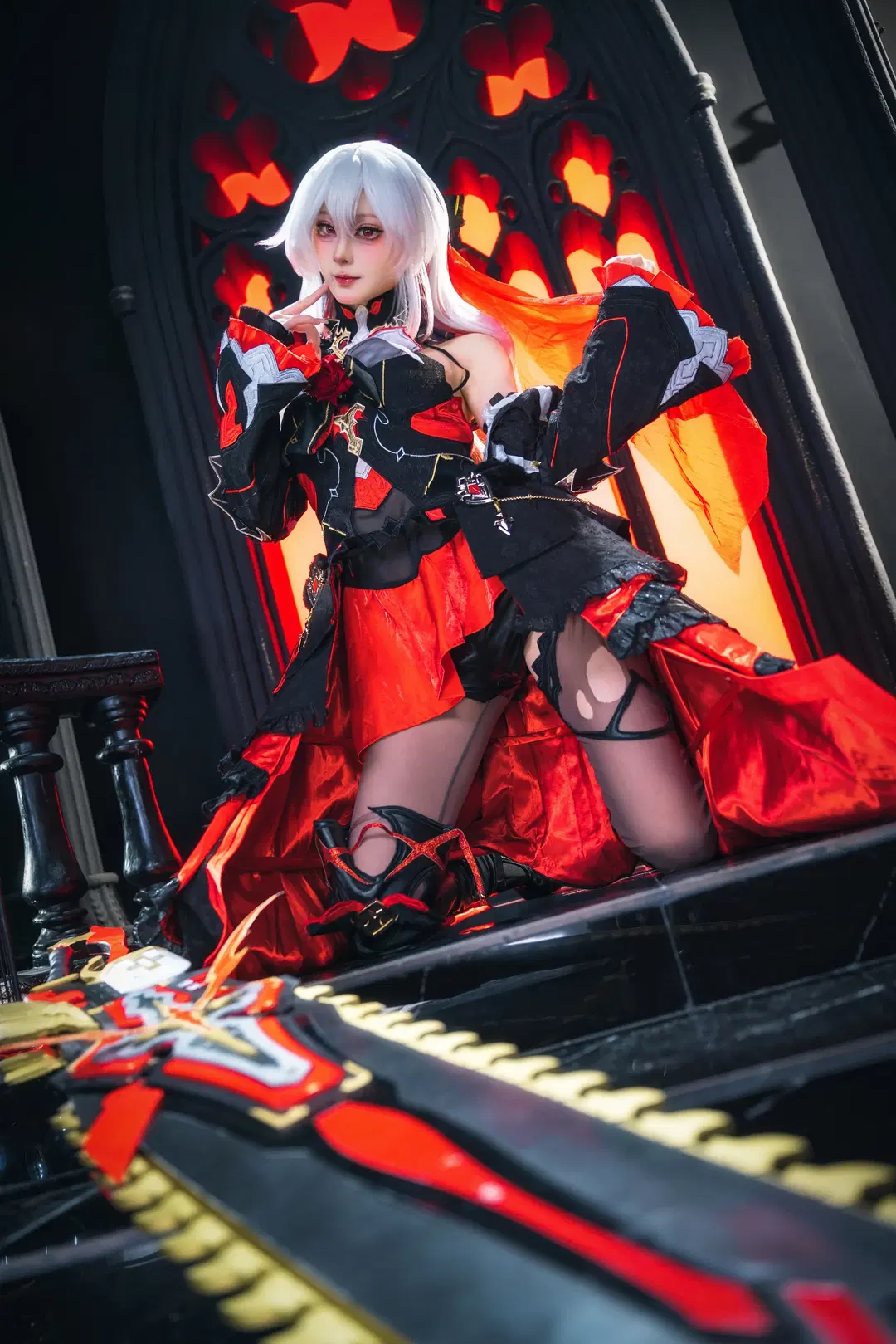 【德丽莎cos】崩坏3暗黑哥特风正片拍摄记录 - -长生剑 - 第7张