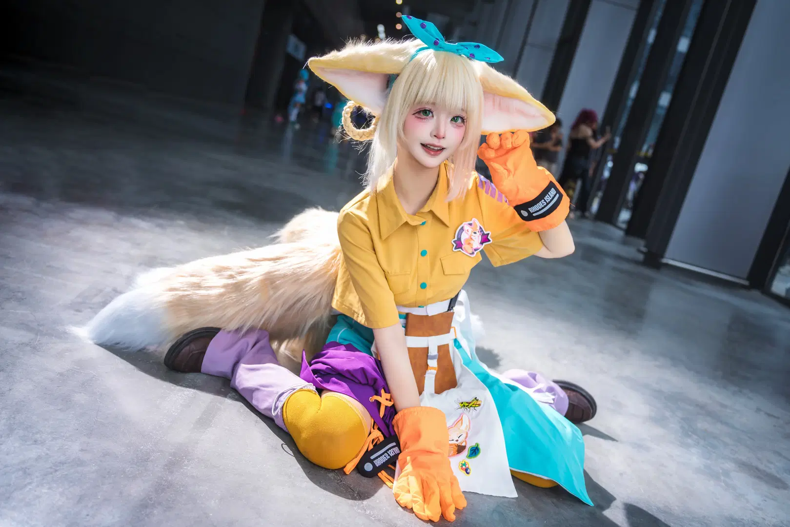【スズラン コスプレ】『アークナイツ』イベント会場の元気いっぱいな子狐 - -长生剑 - 7枚目