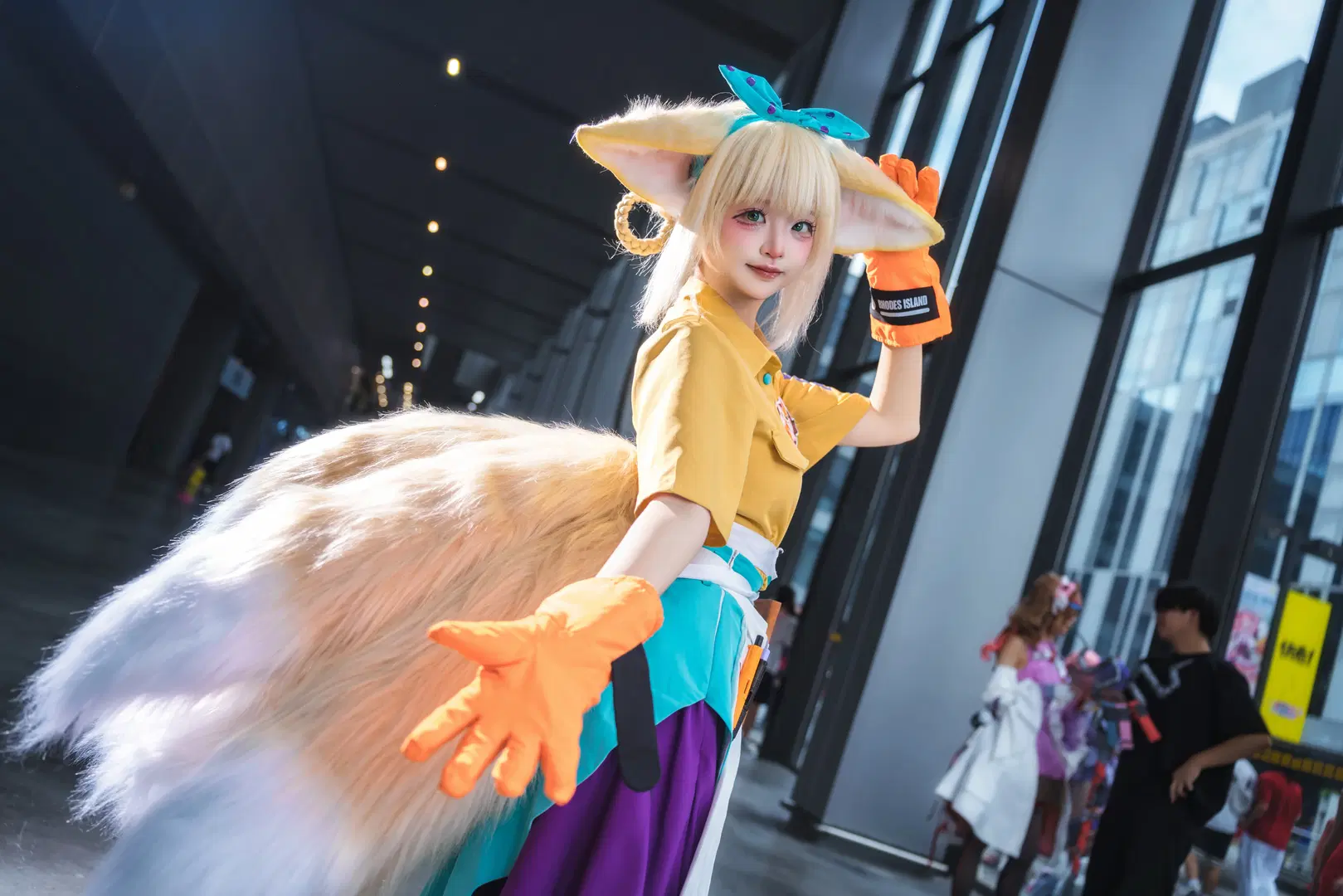 【スズラン コスプレ】『アークナイツ』イベント会場の元気いっぱいな子狐 - -长生剑 - 8枚目
