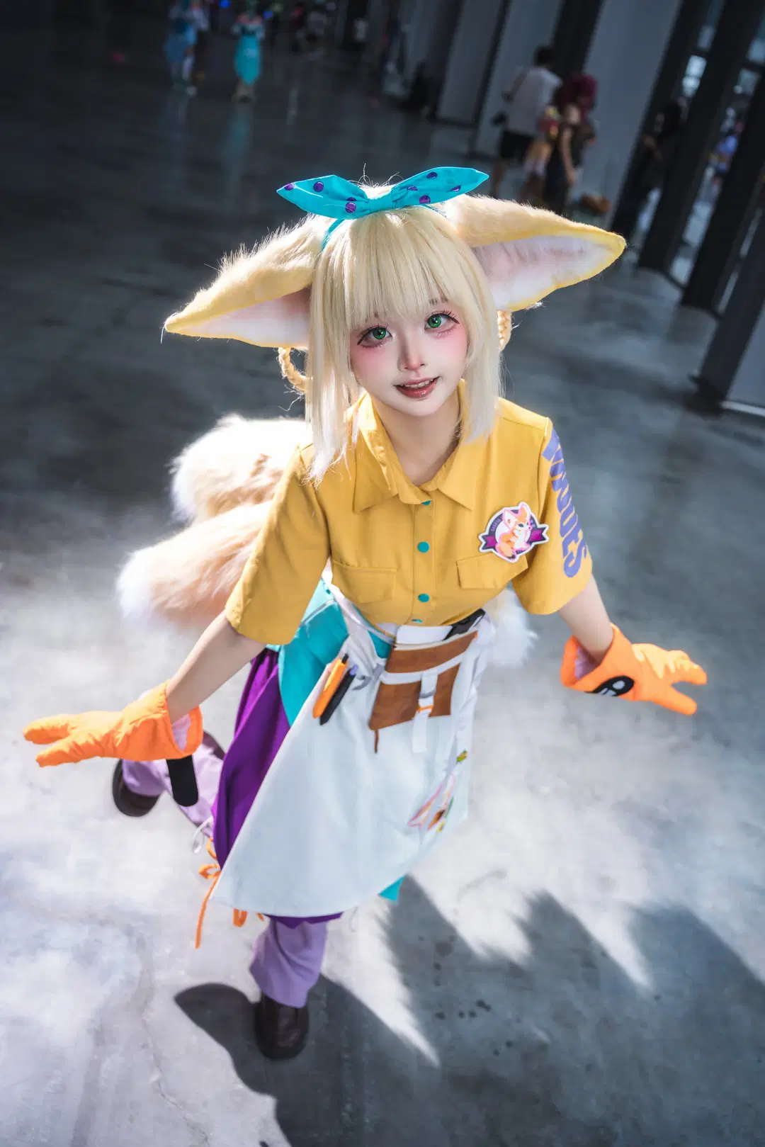 【スズラン コスプレ】『アークナイツ』イベント会場の元気いっぱいな子狐 - -长生剑 - 9枚目