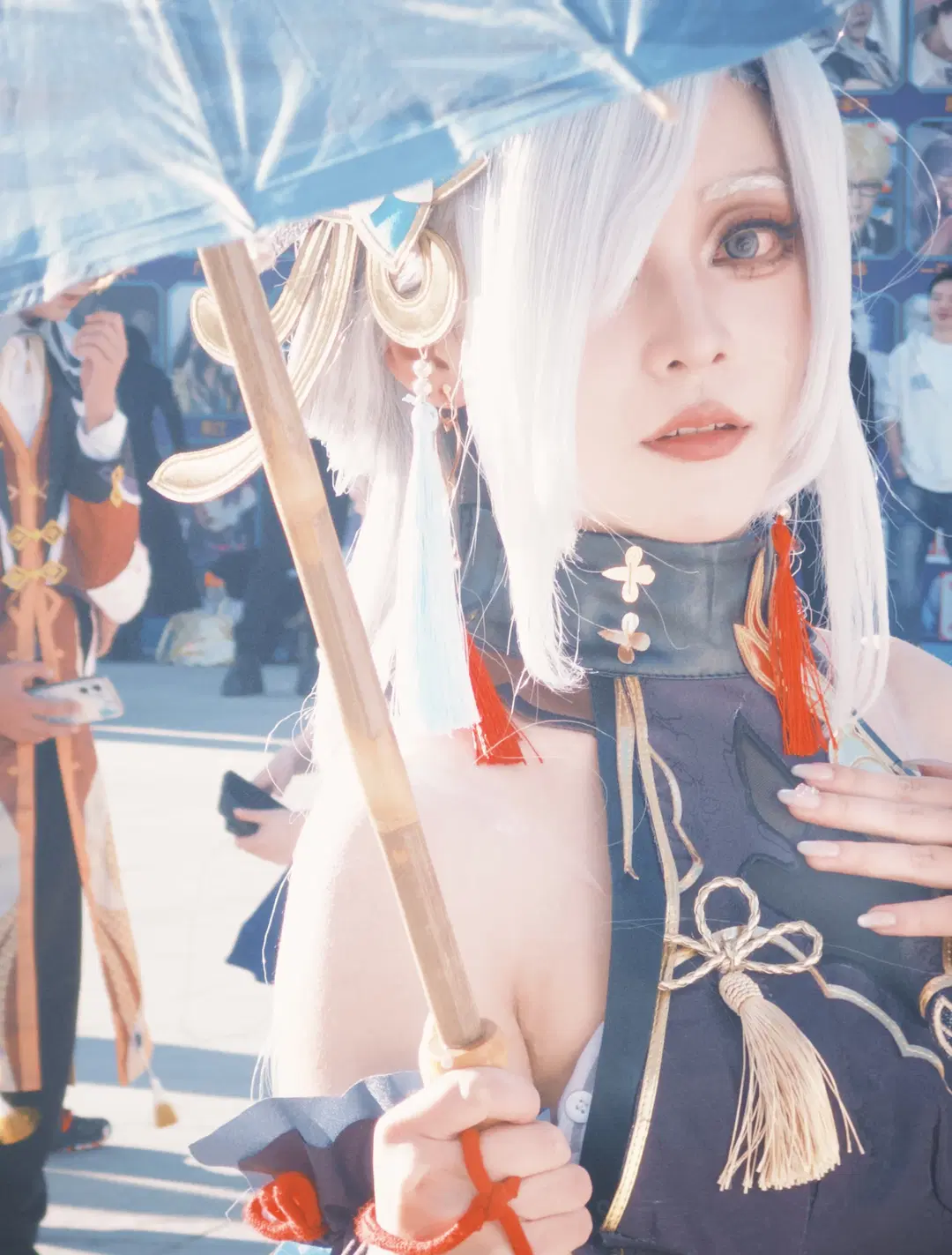 原神, コスプレ, アニメイベント, 写真撮影, 申鶴 コスプレ