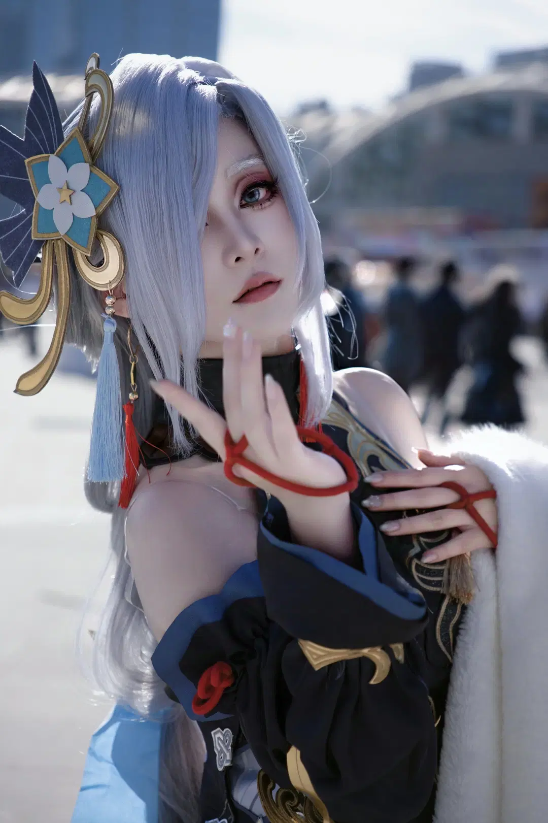 【申鹤cos】原神申鹤清冷感妆造与拍摄分享 - 小筱不点 - 第2张