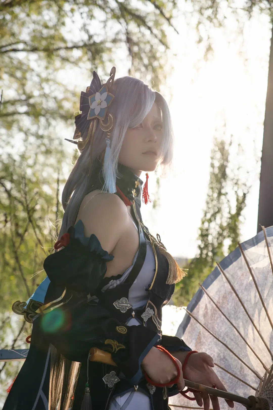 【申鶴 コスプレ】湖畔に漂う清涼な気品、『原神』キャラクターの再現 - 小筱不点 - 2枚目
