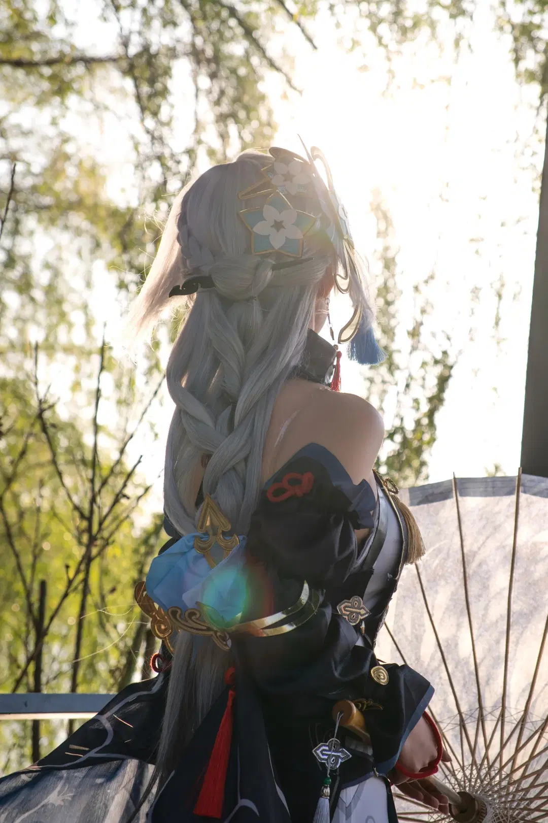 【申鶴 コスプレ】湖畔に漂う清涼な気品、『原神』キャラクターの再現 - 小筱不点 - 3枚目