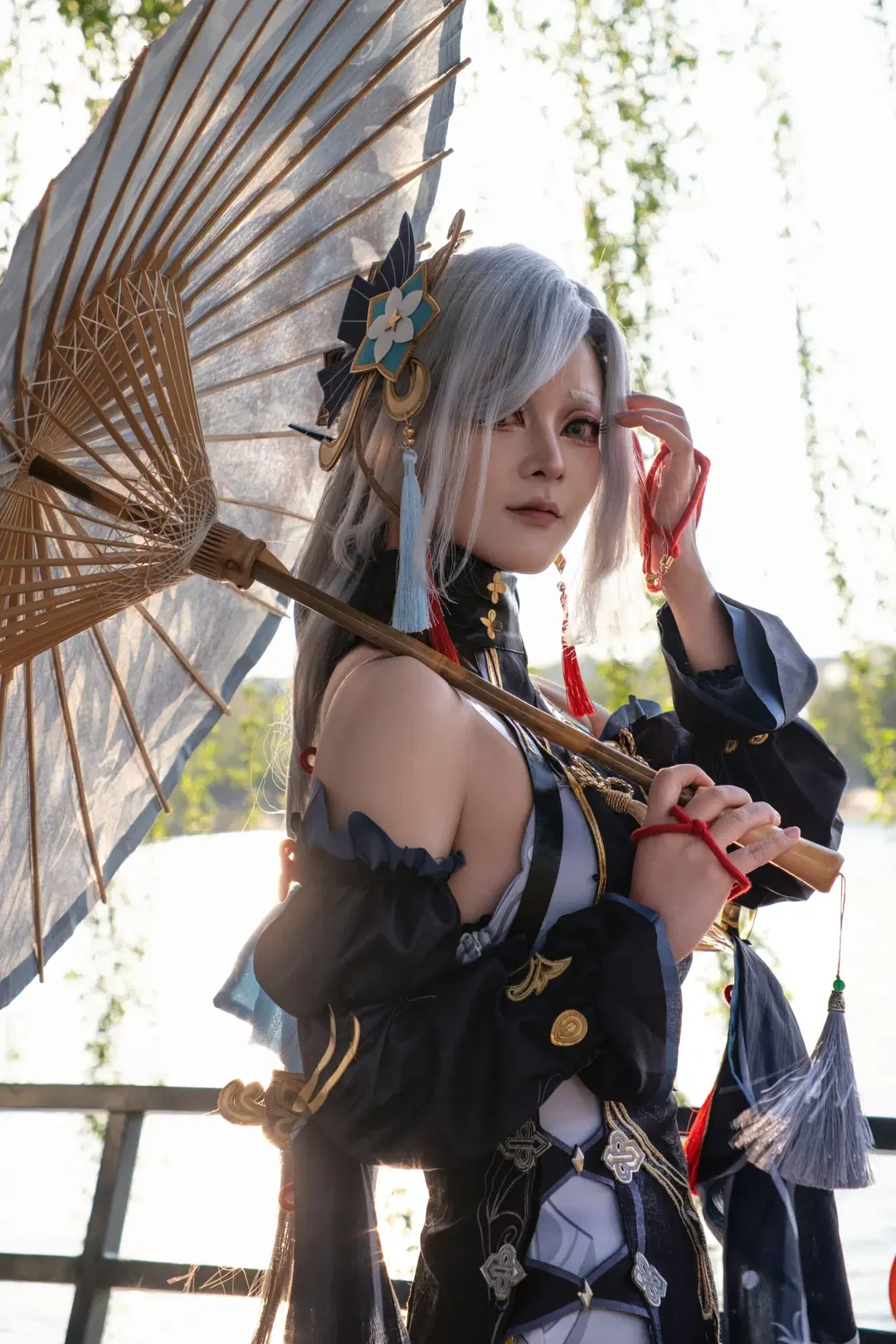 【申鶴 コスプレ】湖畔に漂う清涼な気品、『原神』キャラクターの再現 - 小筱不点 - 4枚目