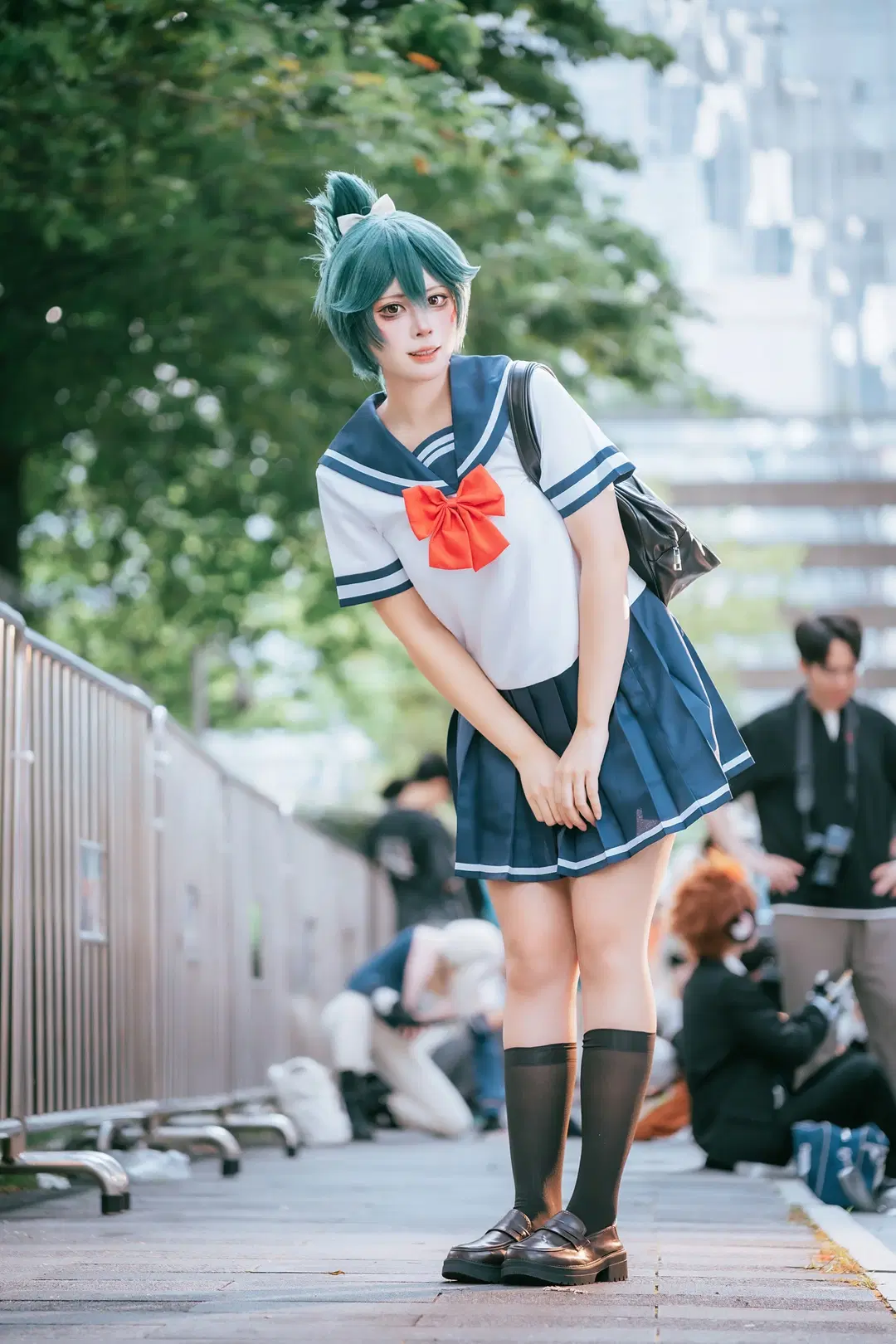 【キリコ コスプレ】『オーバーウォッチ』セーラー服の日系JK少女のイベント記録 - 真皮恶霸 - 3枚目