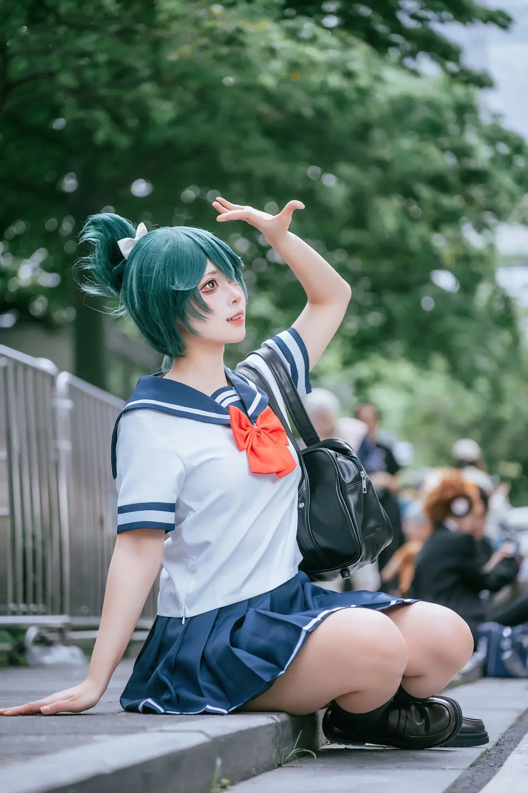 【キリコ コスプレ】『オーバーウォッチ』セーラー服の日系JK少女のイベント記録 - 真皮恶霸 - 4枚目