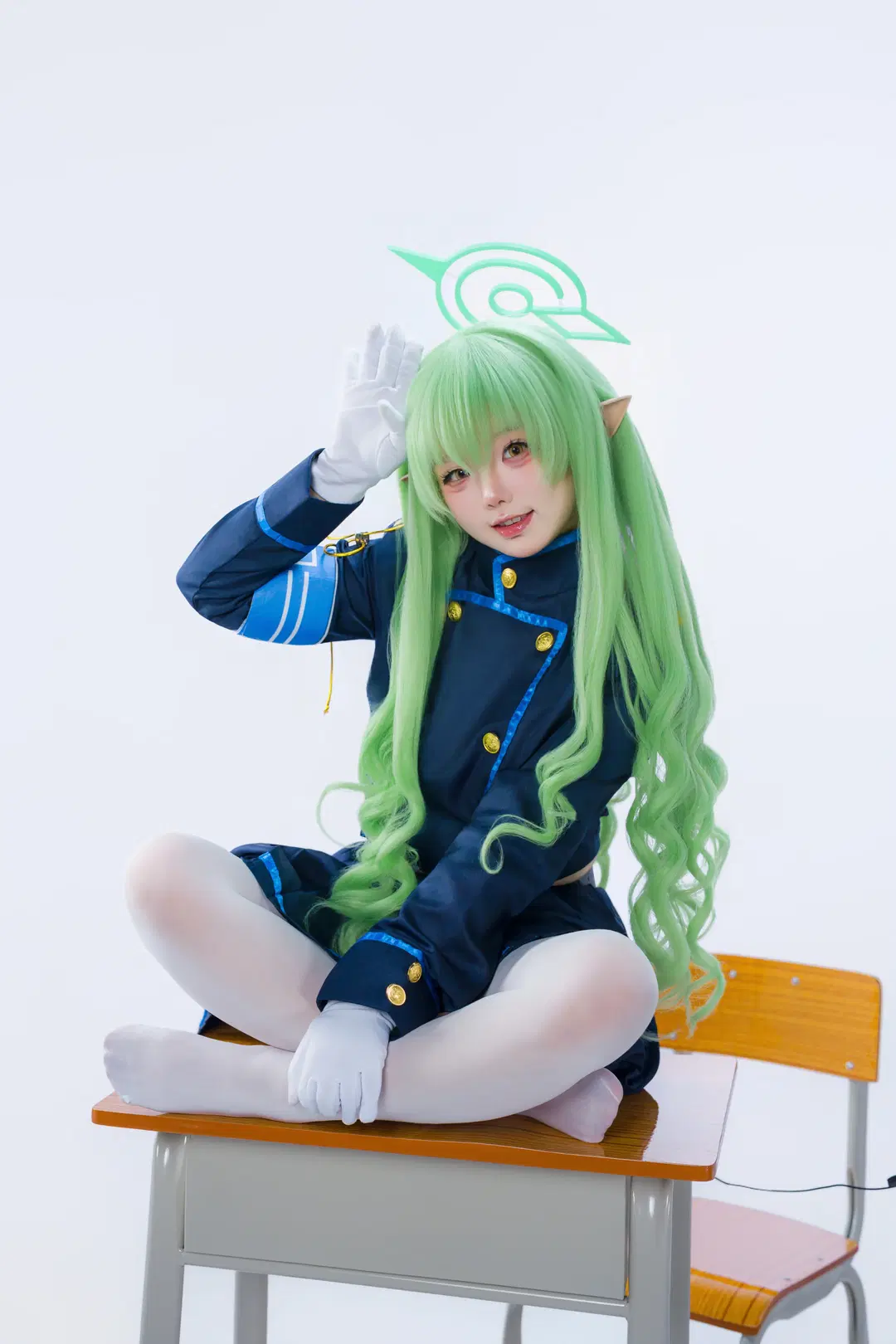 【橘光 橘望cos】碧藍檔案鐵道雙子的哈密瓜味日常 - 蜂蜜橘子 - 第6張