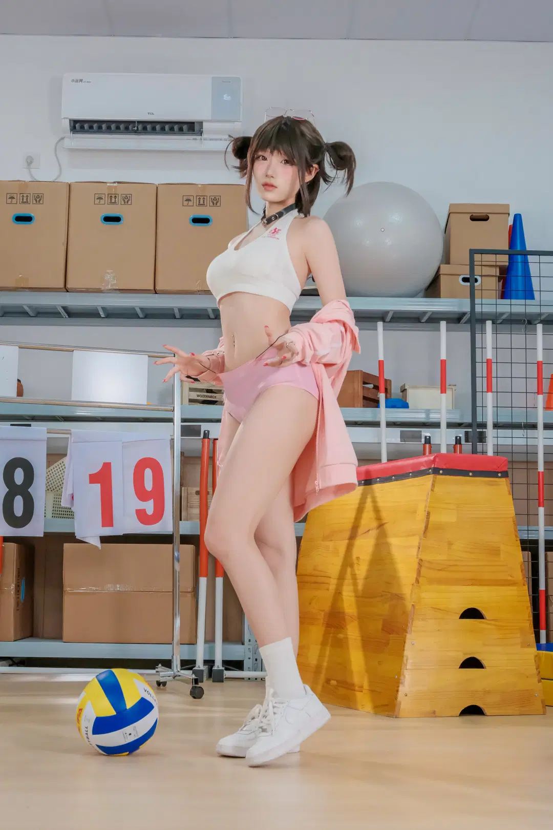 [Sora cosplay] Goddess of Victory: Nikke Spring Flight Sporty Style by 小白不小新_（常驻深圳开单中） - Image 4