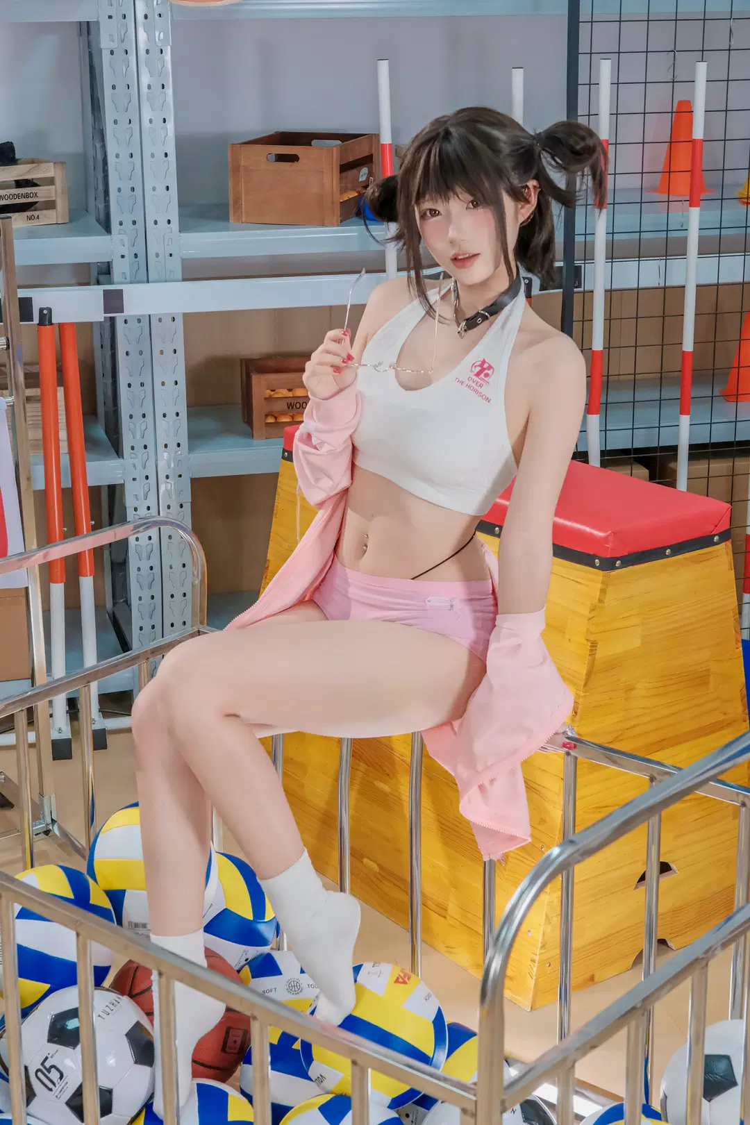 勝利の女神：NIKKE, 同人創作祭, ツインテール, スポーツ系コスプレ, ソラ コスプレ