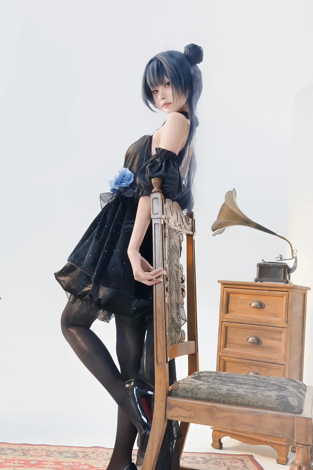 cosplay, 蔚蓝档案, 妃咲cos, 黑丝, 蔚蓝档案妃咲