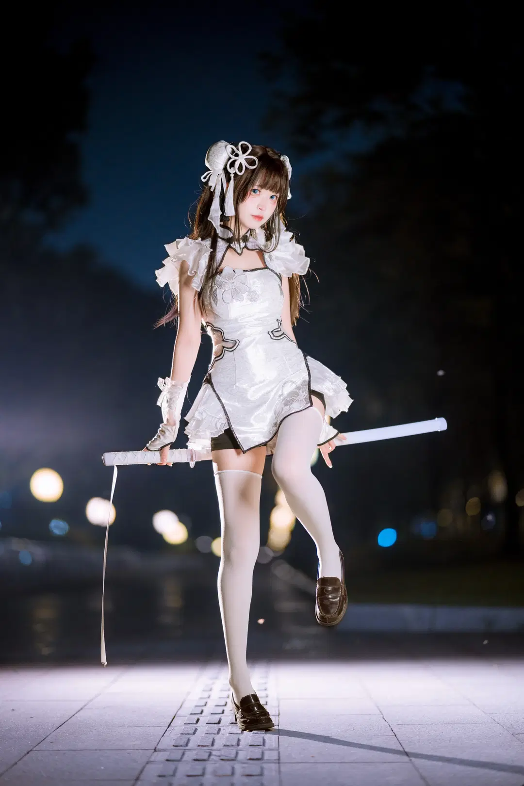 NARAKA: BLADEPOINT, イベント写真, 殷紫萍コスプレ, ゲームコスプレ, ストッキング