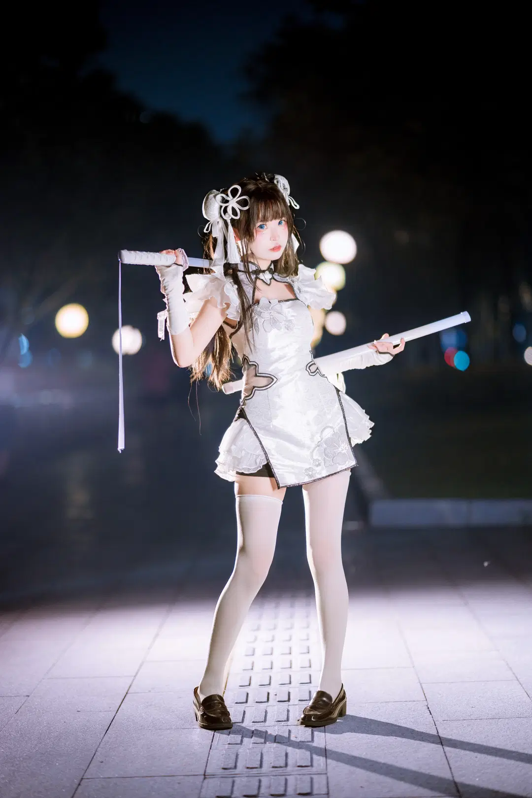 【Yin Ziping cosplay】NARAKA: BLADEPOINT Glacial Chalcedony: Firefly Expo Night Shoot Convention Photos by 冷暖不营业 - Image 2