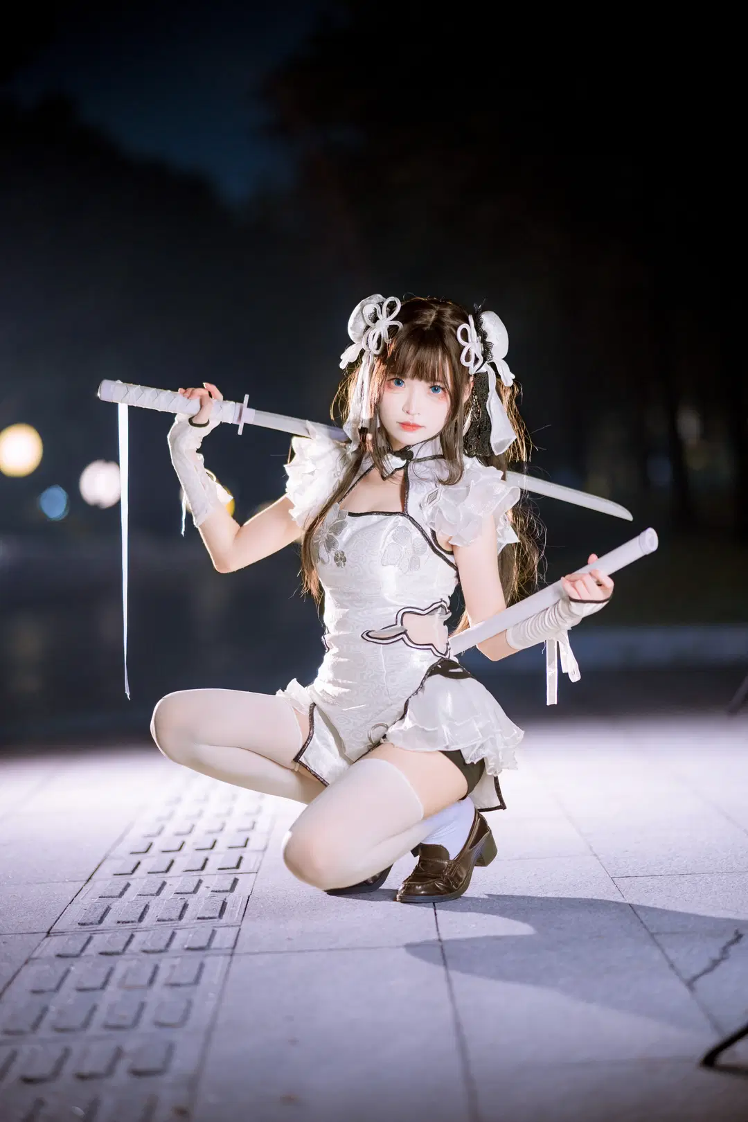 【Yin Ziping cosplay】NARAKA: BLADEPOINT Glacial Chalcedony: Firefly Expo Night Shoot Convention Photos by 冷暖不营业 - Image 3