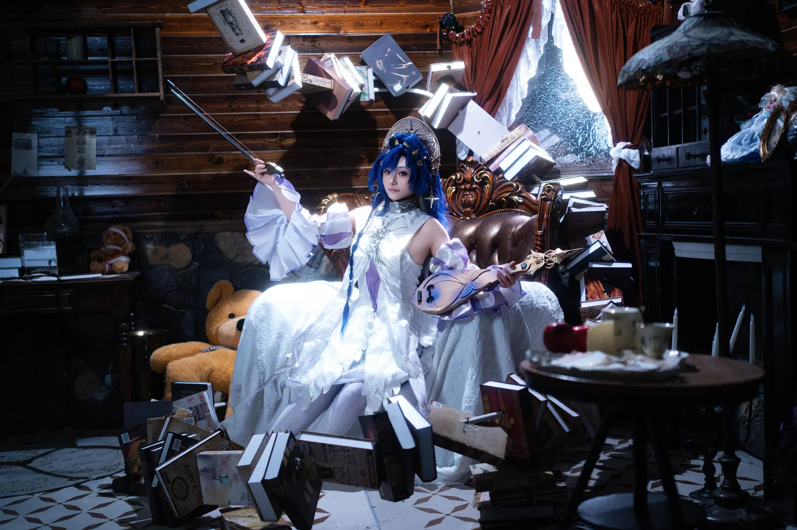 二次元, cosplay, 重返未来1999, 白丝, 远旅cos