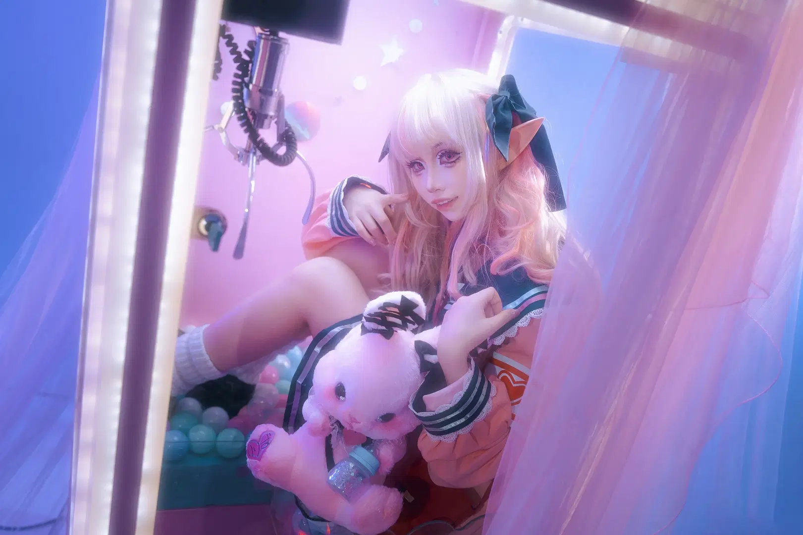 【魔界ノりりむコスプレ】にじさんじ所属、魔界からやってきた小悪魔 - 魚籽Umm - 3枚目