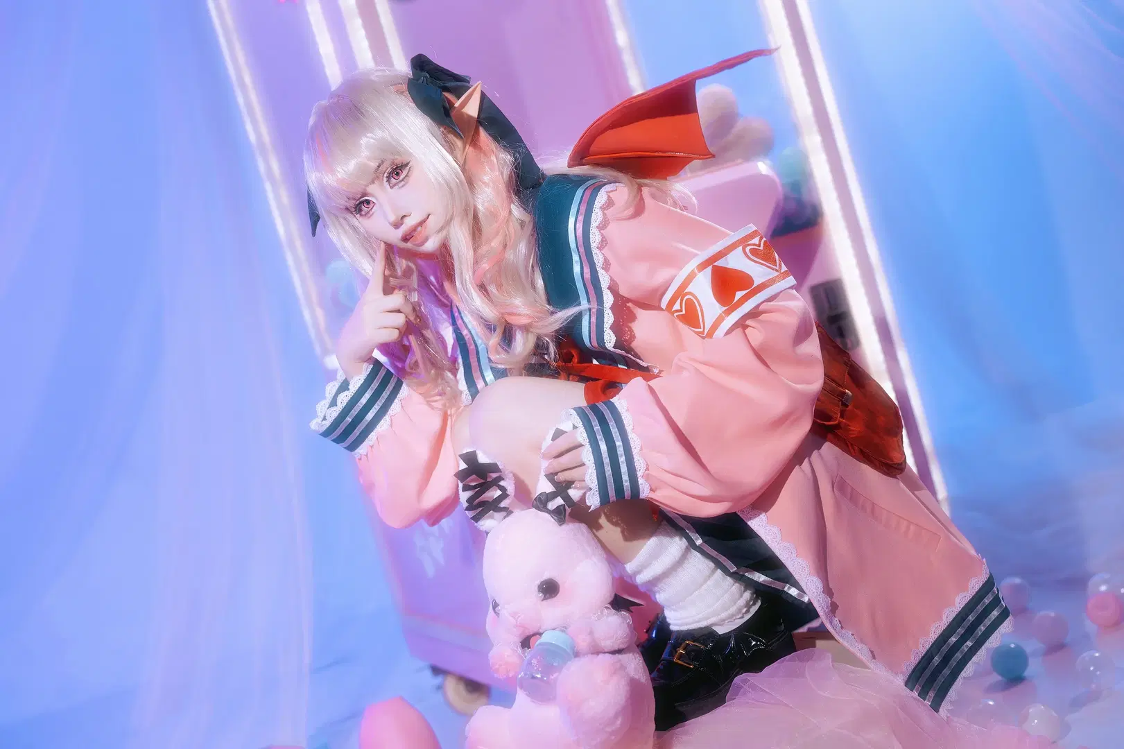 精靈耳, 彩虹社, 絲襪, 娃娃機, 魔界之莉莉姆cos