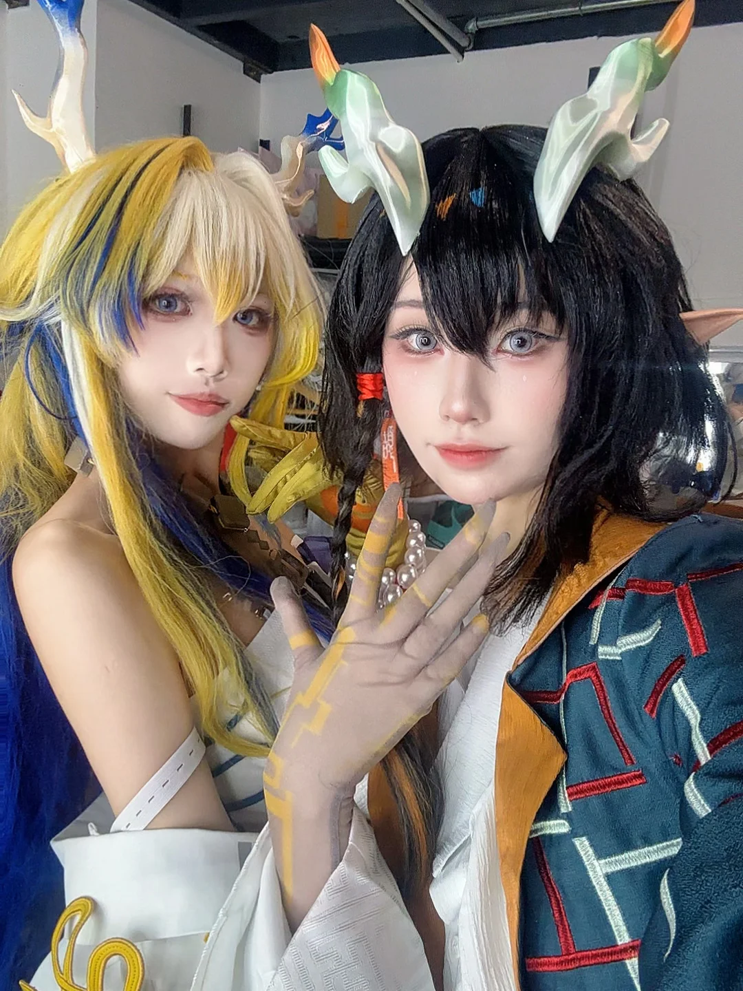 古风cosplay, 黍cos, 明日方舟, 颉cos, 姐妹合照 - 第2张