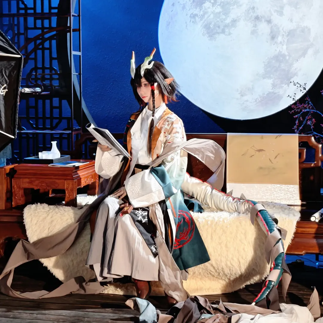 古风cosplay, 黍cos, 明日方舟, 颉cos, 姐妹合照