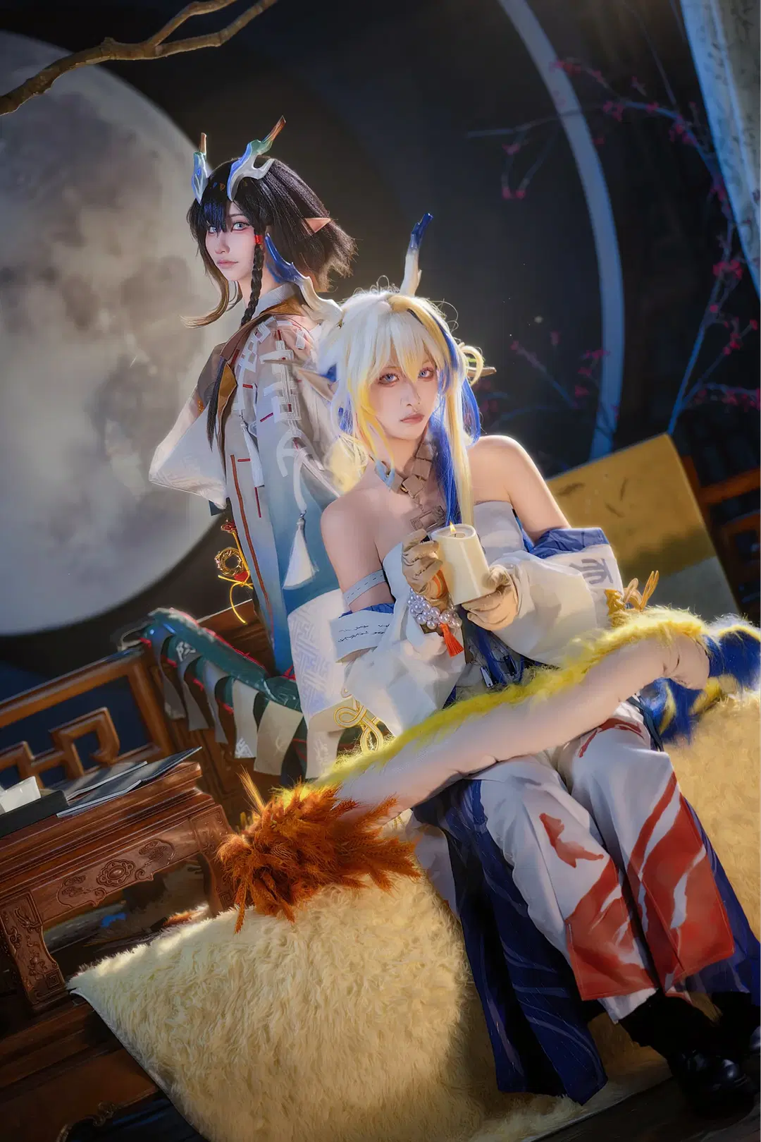 【黍cos】明日方舟岁家姐妹的月下相聚 - 魚籽Umm - 第4张