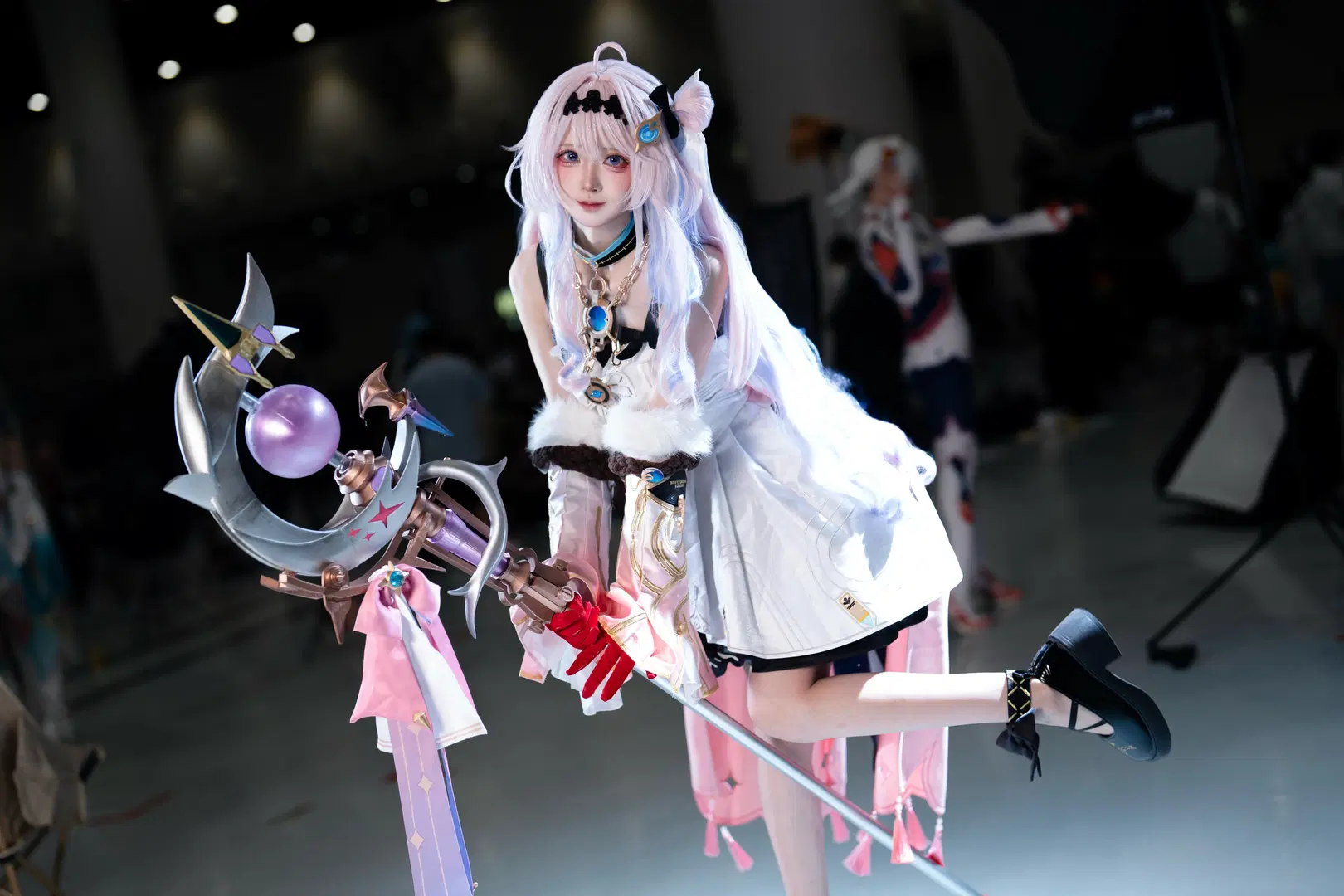 【達尼婭cos】鳴潮達尼婭漫展返圖，白色小裙子太可愛啦 - L同学不好好努力 - 第4張