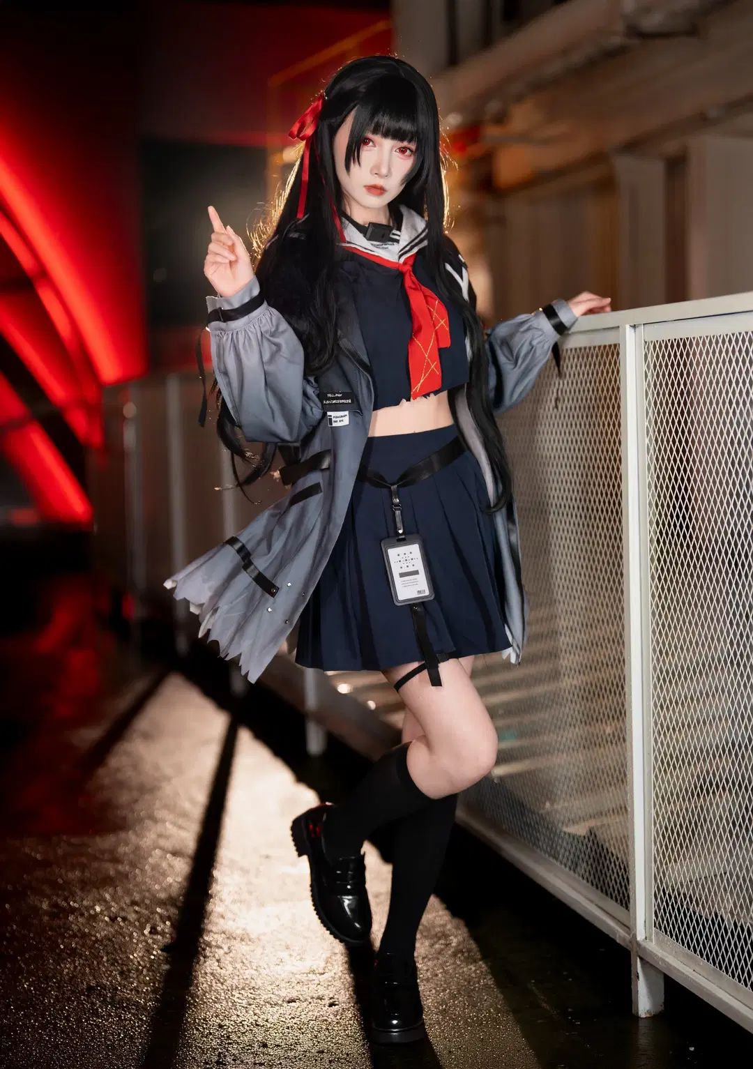 【千咲cos】鳴潮千咲的暗夜機能風記錄 - Calvin_Zhou - 第5張