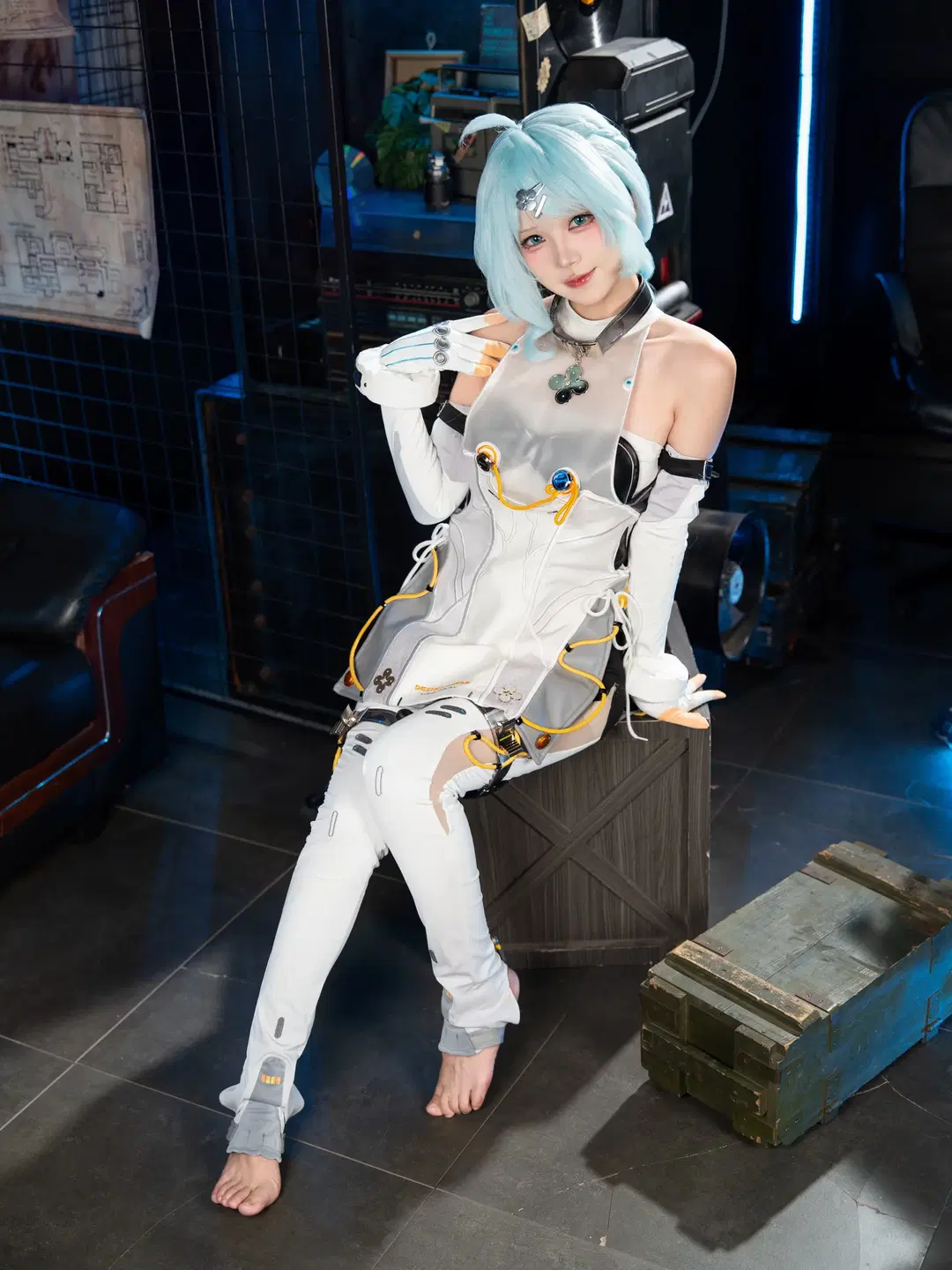 絕區零, cosplay, 賽博朋克, 席德cos, 機能風cos