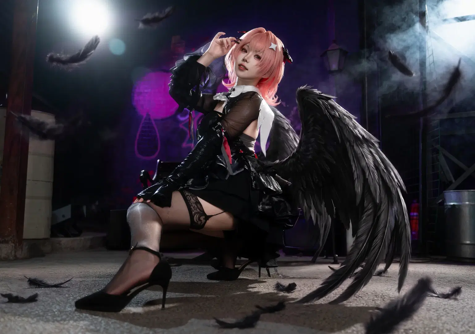 [Remielle cosplay] Zenless Zone Zero Dark Gothic Style Finished Set by Calvin_Zhou - Image 2