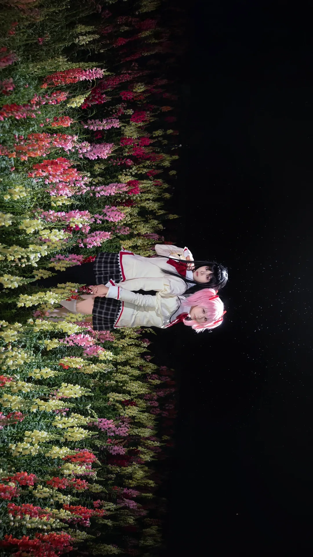 魔法少女小圆, 花海, 夜景, 黑丝, 焰圆cos - 第5张