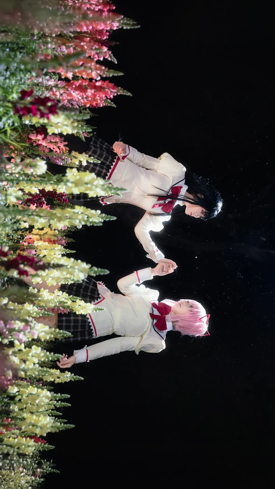 魔法少女小圆, 花海, 夜景, 黑丝, 焰圆cos - 第6张
