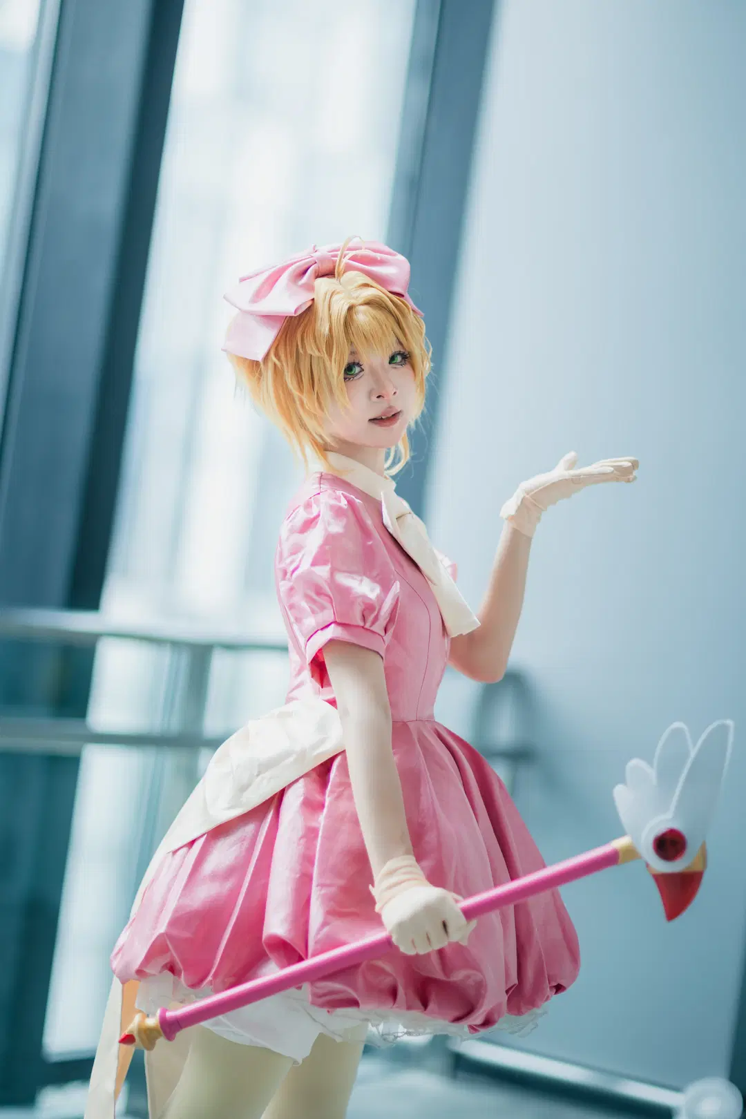 【小樱cos】魔卡少女樱战斗服萤火虫漫展场照 - 云间glow - 第2张