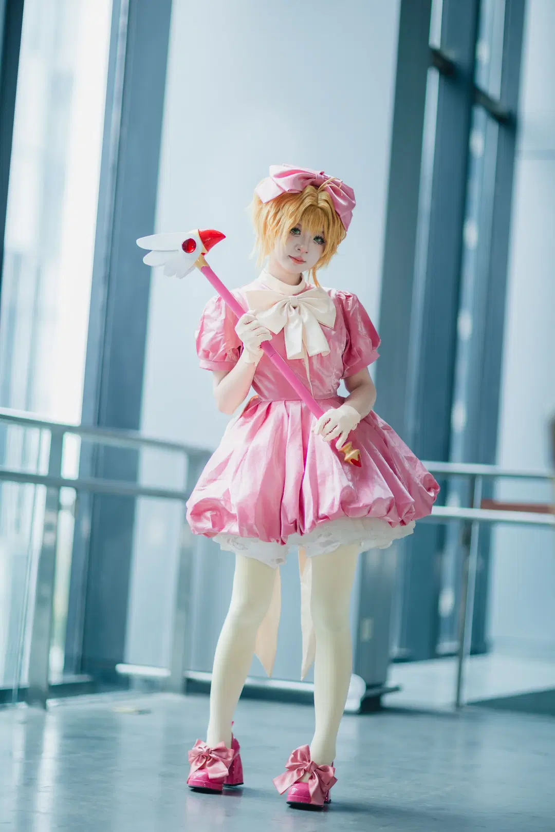 【小樱cos】魔卡少女樱战斗服萤火虫漫展场照 - 云间glow - 第4张
