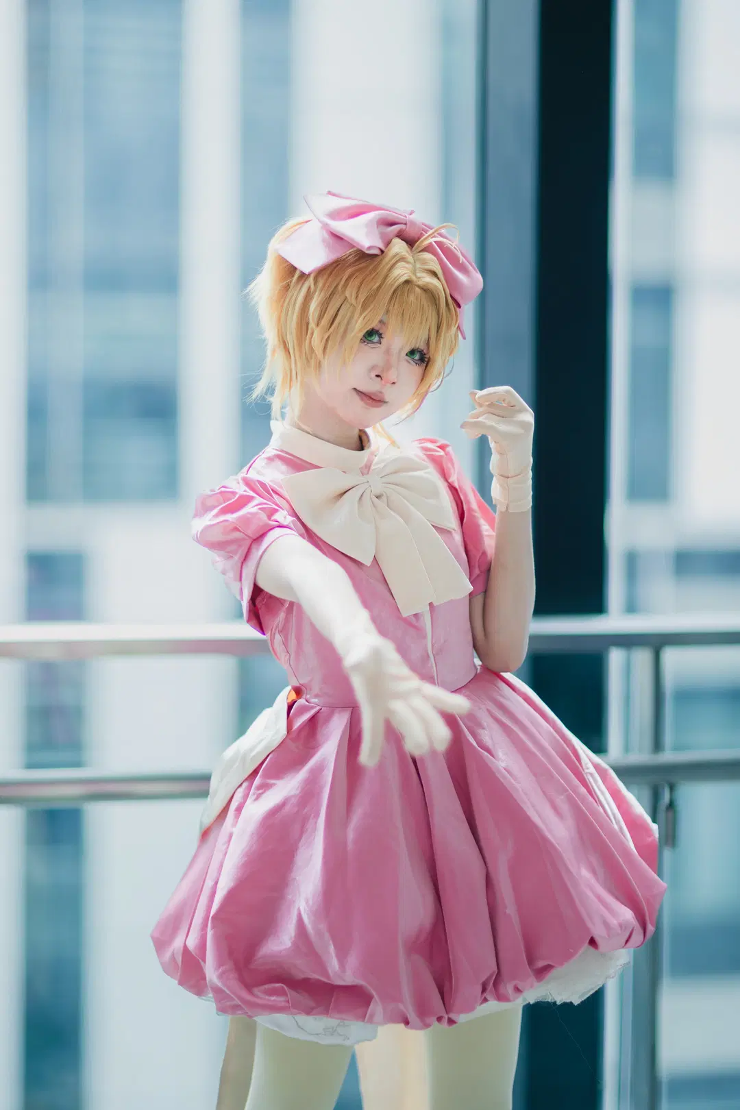 【小樱cos】魔卡少女樱战斗服萤火虫漫展场照 - 云间glow - 第8张