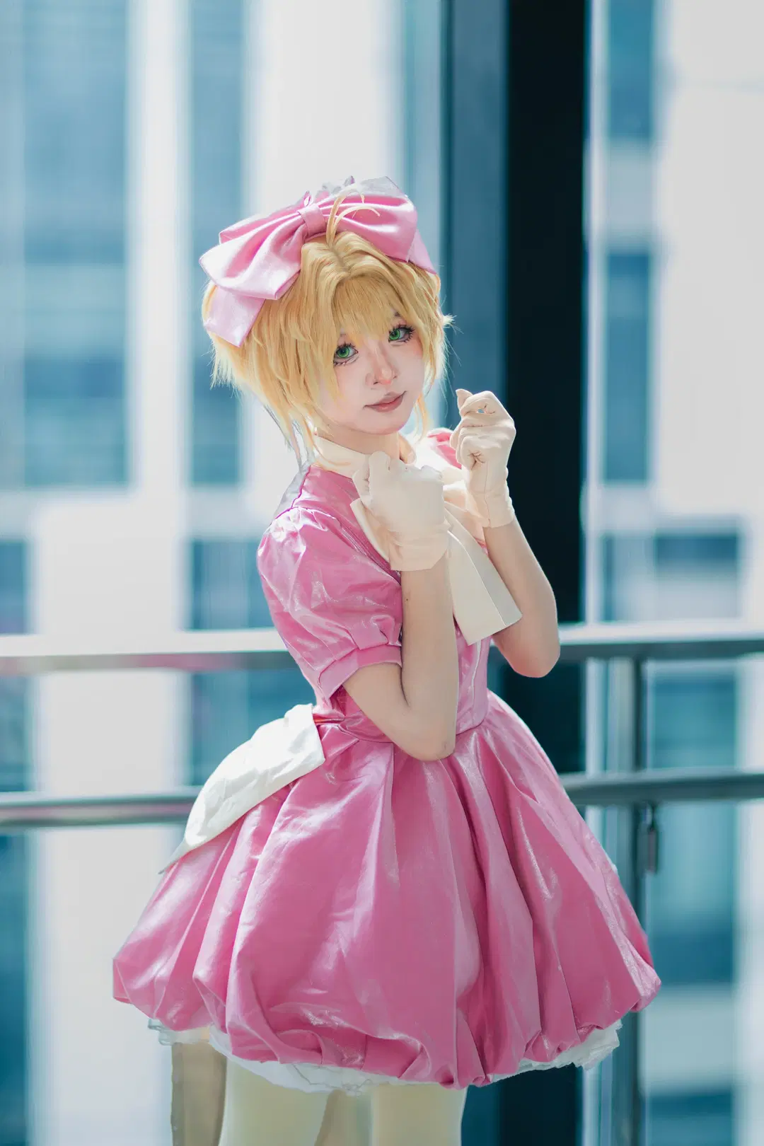 【小樱cos】魔卡少女樱战斗服萤火虫漫展场照 - 云间glow - 第9张