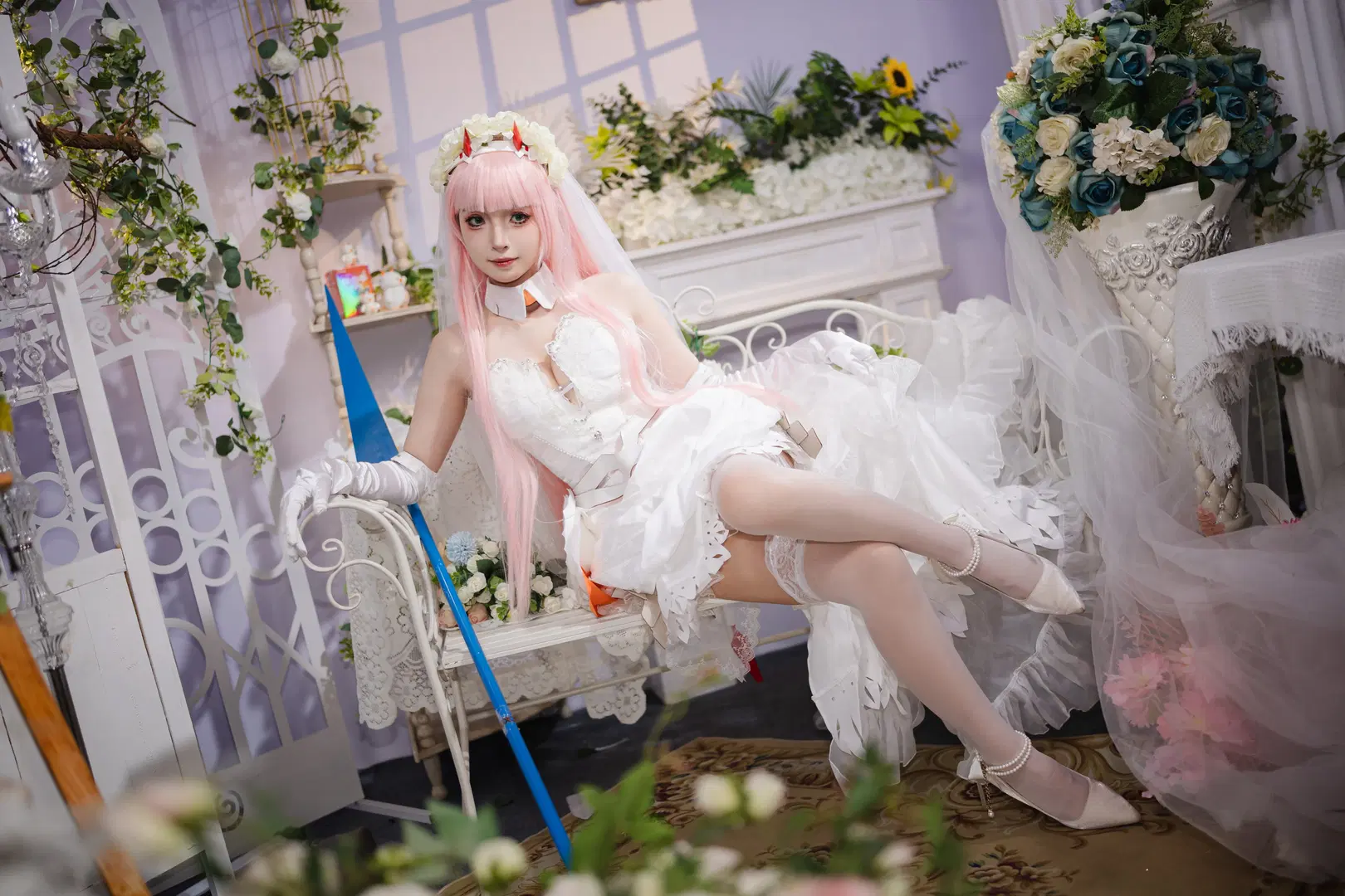 【02cos】螢火蟲漫展神牛展臺的白色婚紗造型 - 云间glow - 第10張