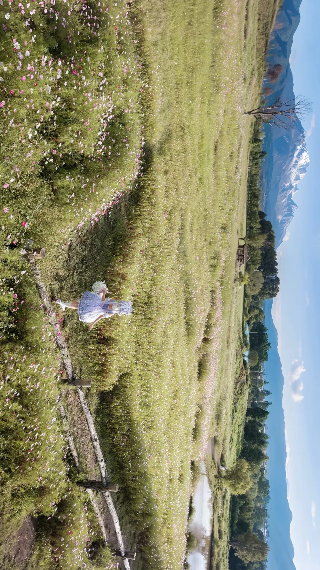 インフィニティニキ, 十二月暖暖コスプレ, ロリータ旅行撮影, 雪山の花の海, 童話の世界