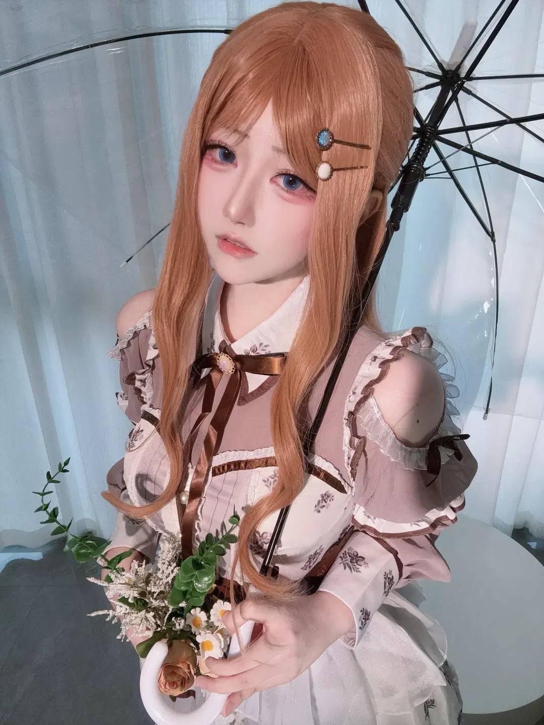 cosplay, 洛丽塔, 长崎素世cos, BanG Dream! It's MyGO!!!!!, 透明伞
