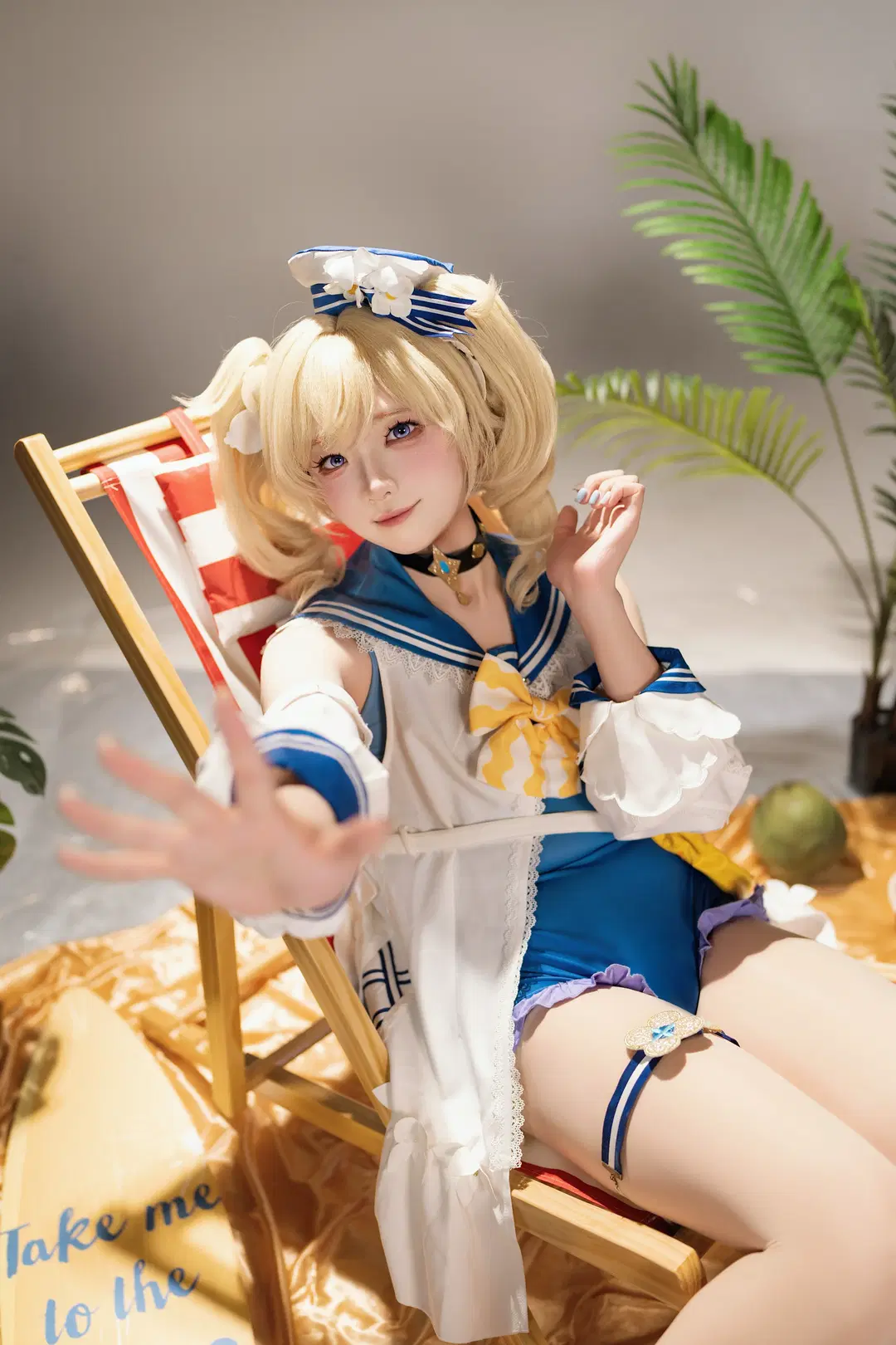 【芭芭拉cos】原神蒙德偶像的双场景生日写真 - 玛哈布芙达音 - 第11张