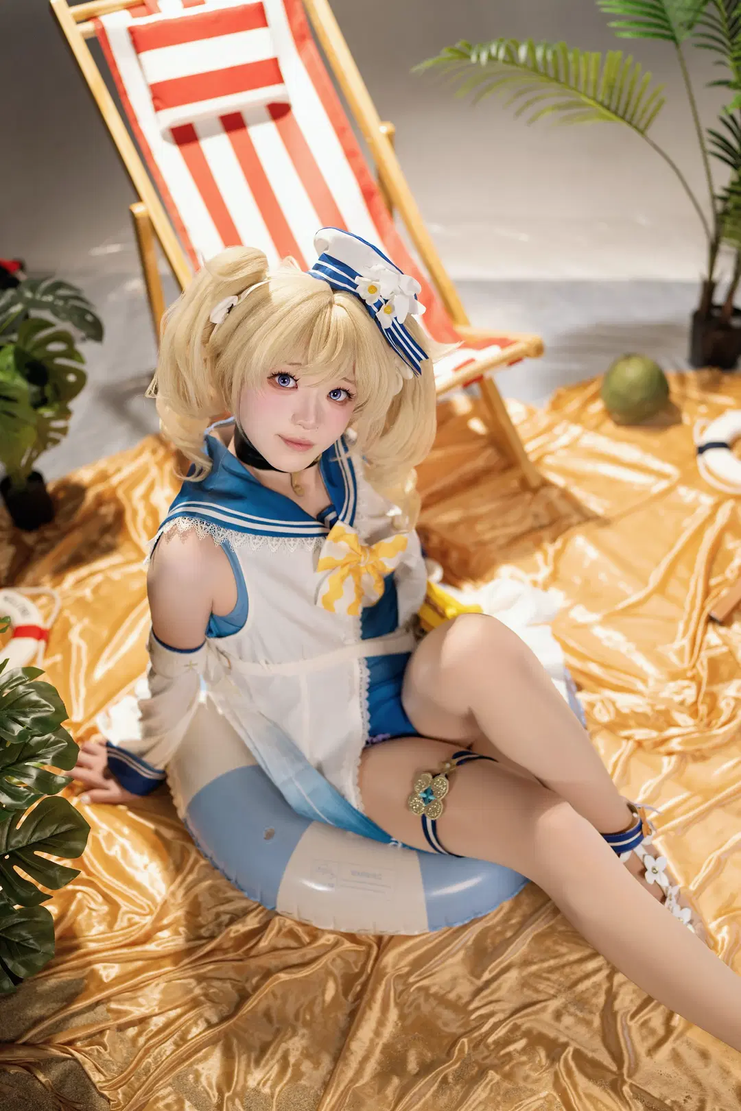 【芭芭拉cos】原神蒙德偶像的双场景生日写真 - 玛哈布芙达音 - 第15张