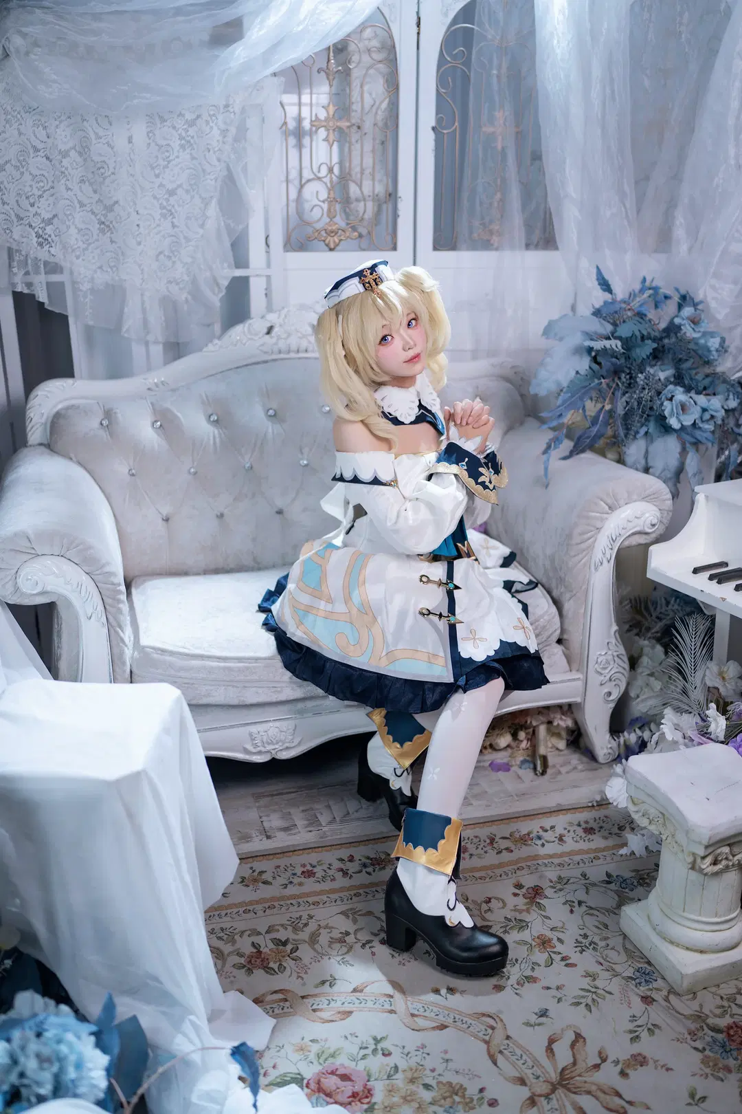 【芭芭拉cos】原神蒙德偶像的双场景生日写真 - 玛哈布芙达音 - 第3张